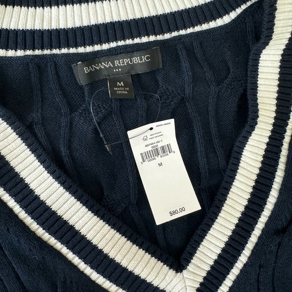 NWT Banana Republic Oversized V-Neck Pullover Sweater - Picture 3 of 8